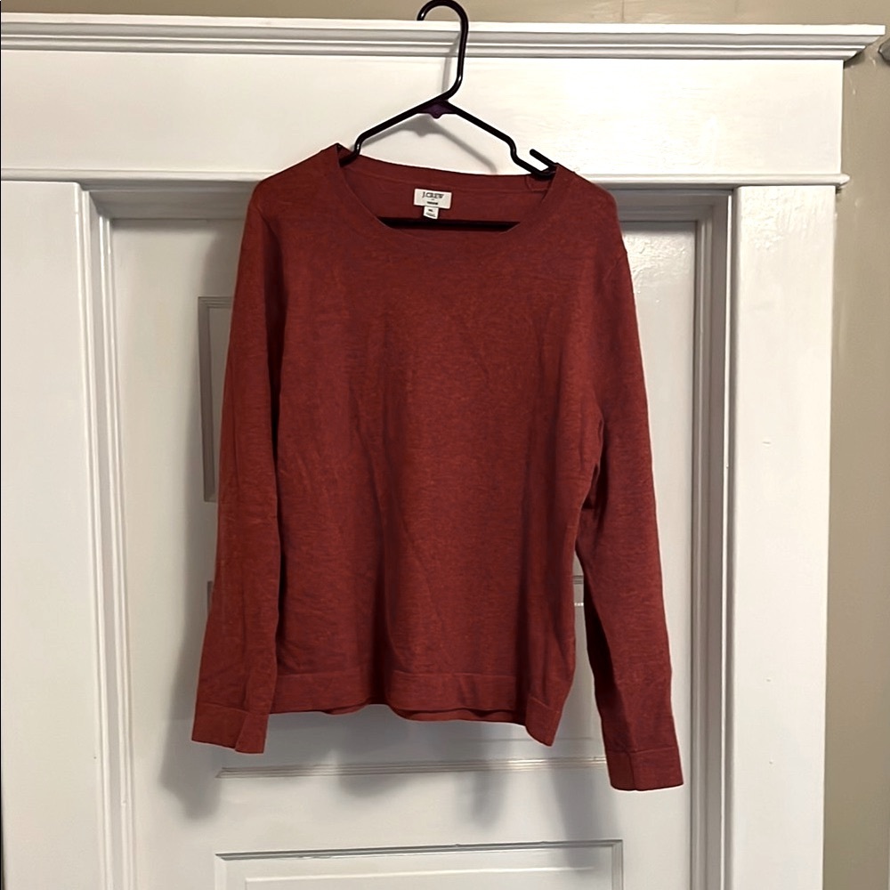 Red Long Sleeve Top